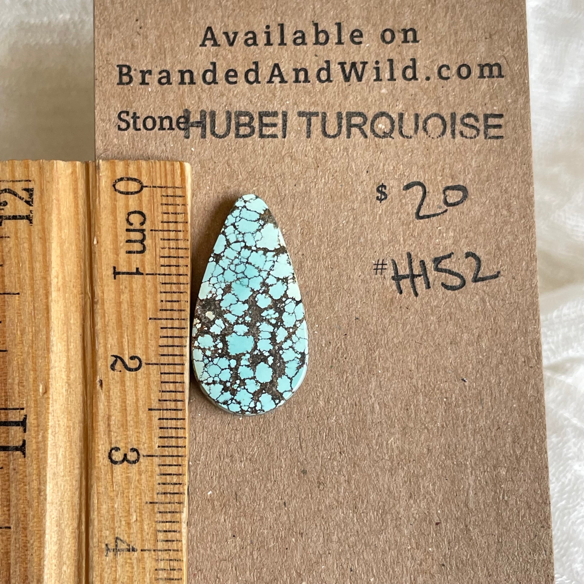 Hubei Turquoise Cabochon - H152 B389A876-3F8B-420B-8553-95E10714EE3E Brandedandwild.com