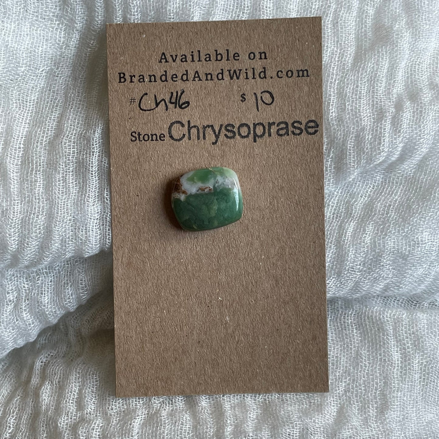 Chrysoprase Cabochon - Ch46