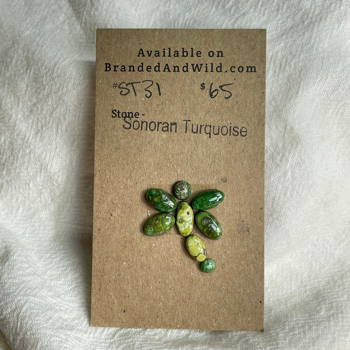 Sonoran Turquoise Cabochon - ST31 B3A5BBE9-3A22-4A12-9FF2-5C8755121C81 Brandedandwild.com