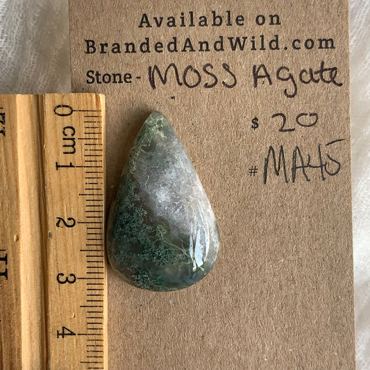 Moss Agate Cabochon - MA45