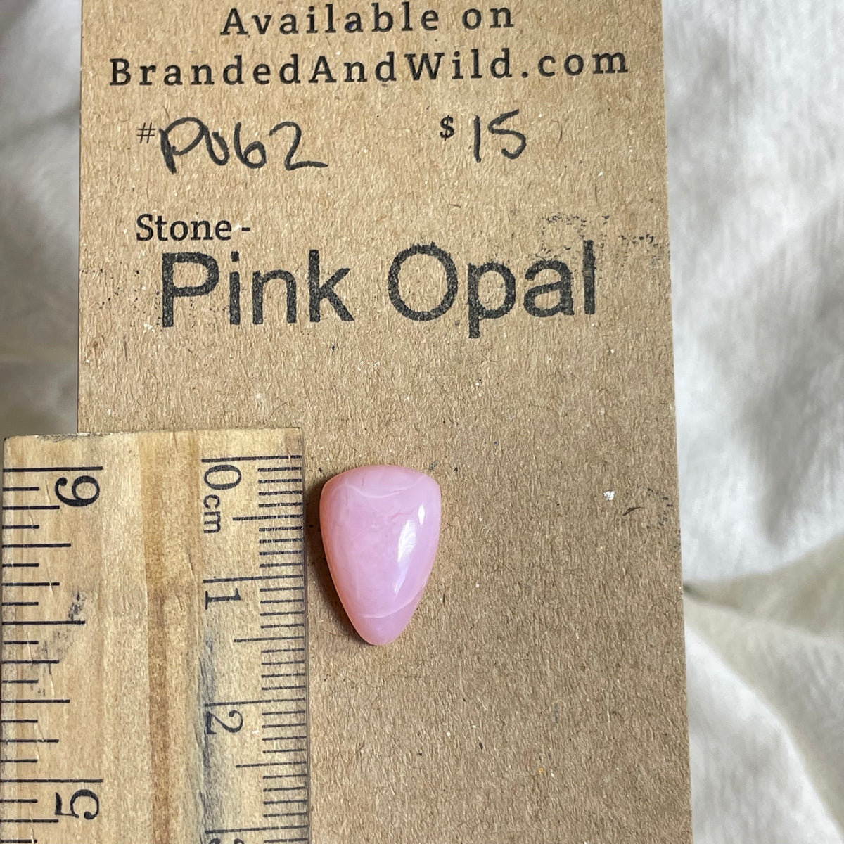 Pink Opal Cabochon - PO62 B3E3EA99-78A5-4316-8E51-7171A90E8CD7 Brandedandwild.com