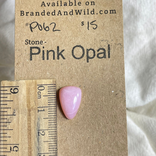 Pink Opal Cabochon - PO62 B3E3EA99-78A5-4316-8E51-7171A90E8CD7 Brandedandwild.com