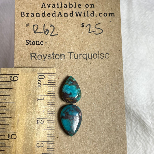 Royston Turquoise Cabochon - R62 B3EE660D-80BE-44F7-AE5E-CFFDF032A9A8 Brandedandwild.com