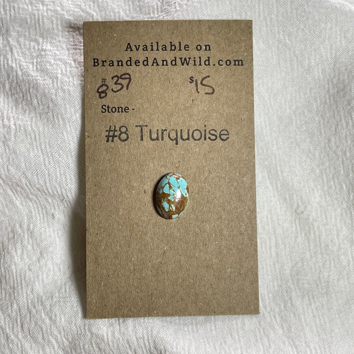 #8 Turquoise Cabochon - 839 B3FA98D3-0307-41F0-AC9D-93A15048BDDF Brandedandwild.com