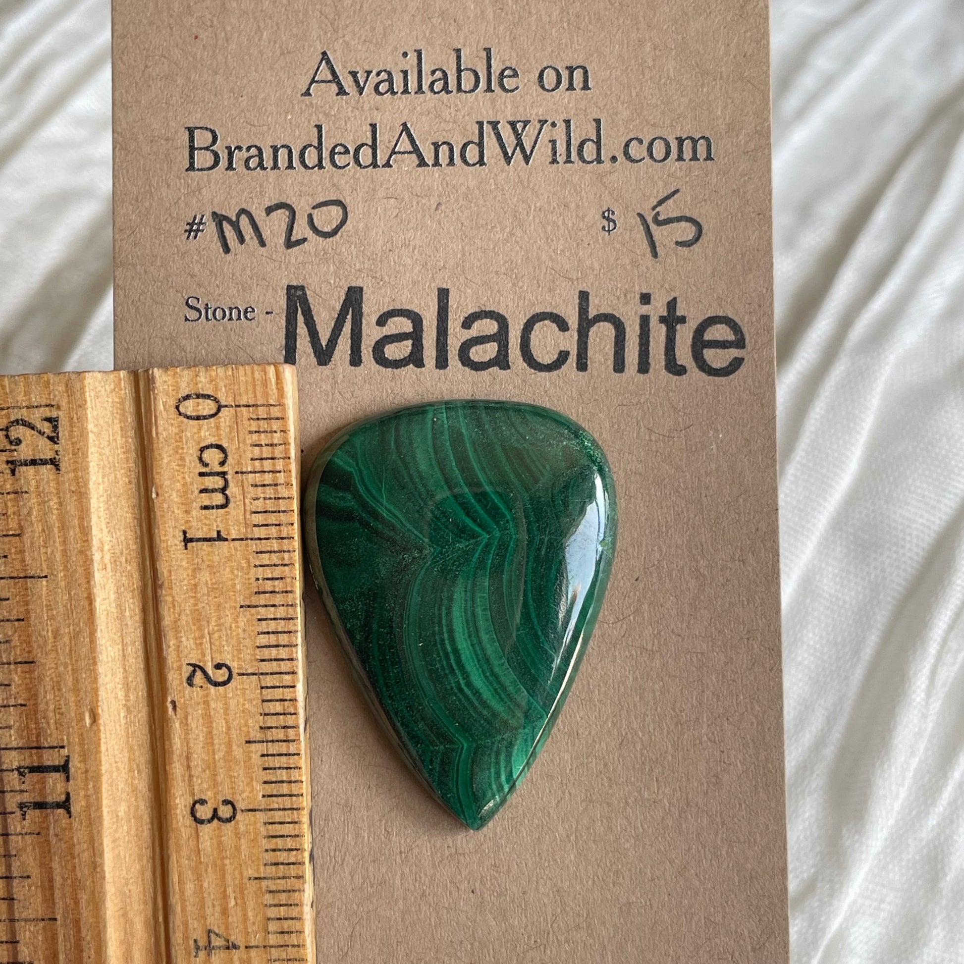 Malachite Cabochon - M20 B4035D16-F53F-456D-9B4E-44C40D20F257 Brandedandwild.com