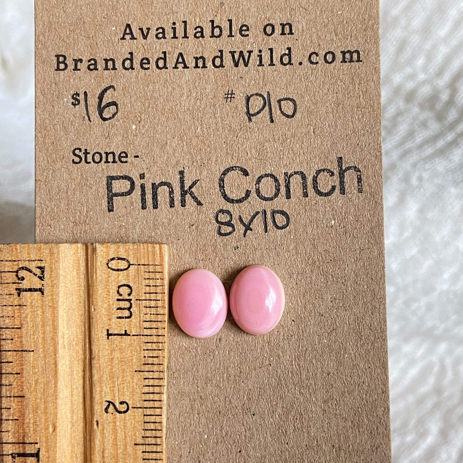Pink Conch Cabochon - P10 B408757B-E3F3-4CA0-9B93-B3F579A728D9 Brandedandwild.com