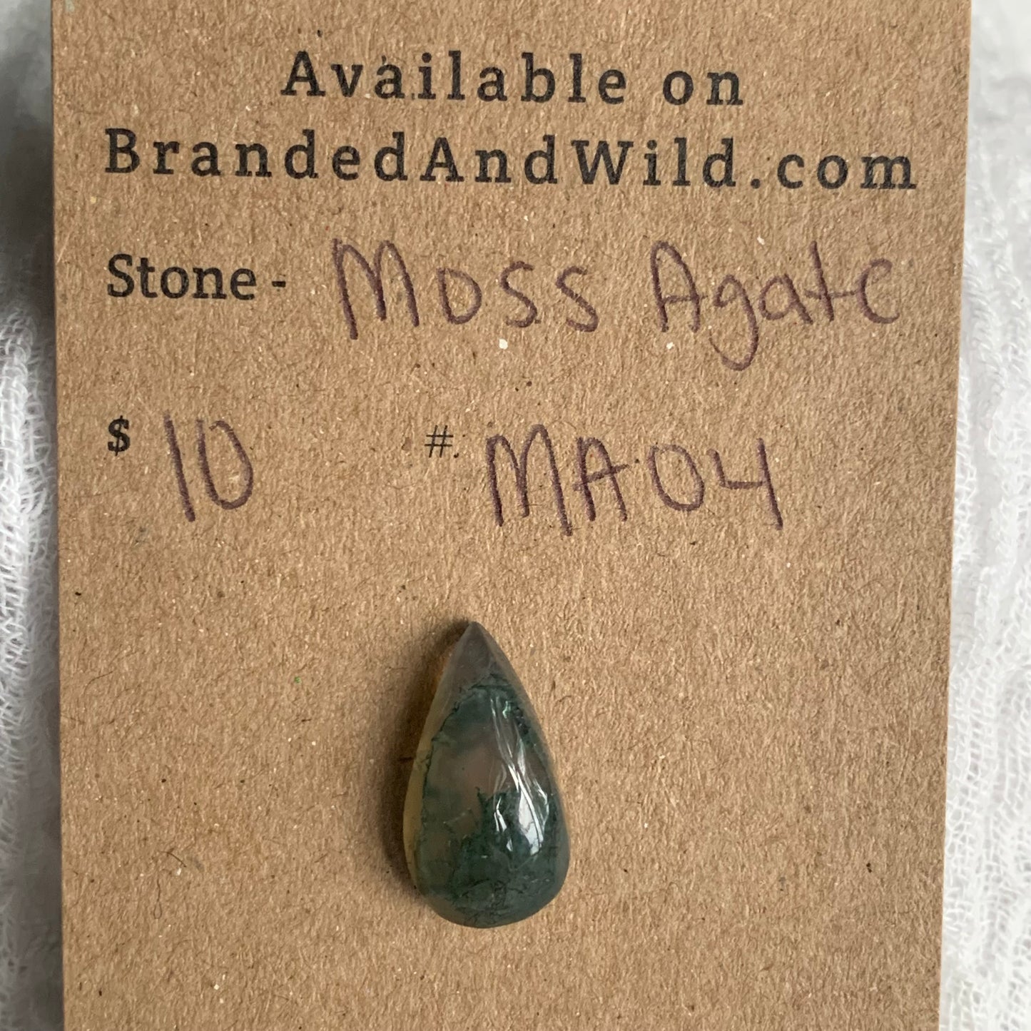 Moss Agate Cabochon- MA04