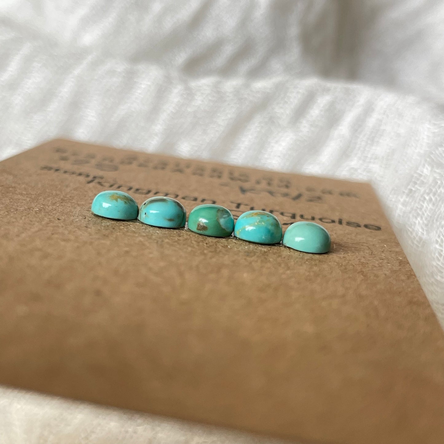 Kingman Turquoise Cabochon - KT42 B42CCD18-6388-4FB9-B72F-D3E28C2DB575 Brandedandwild.com