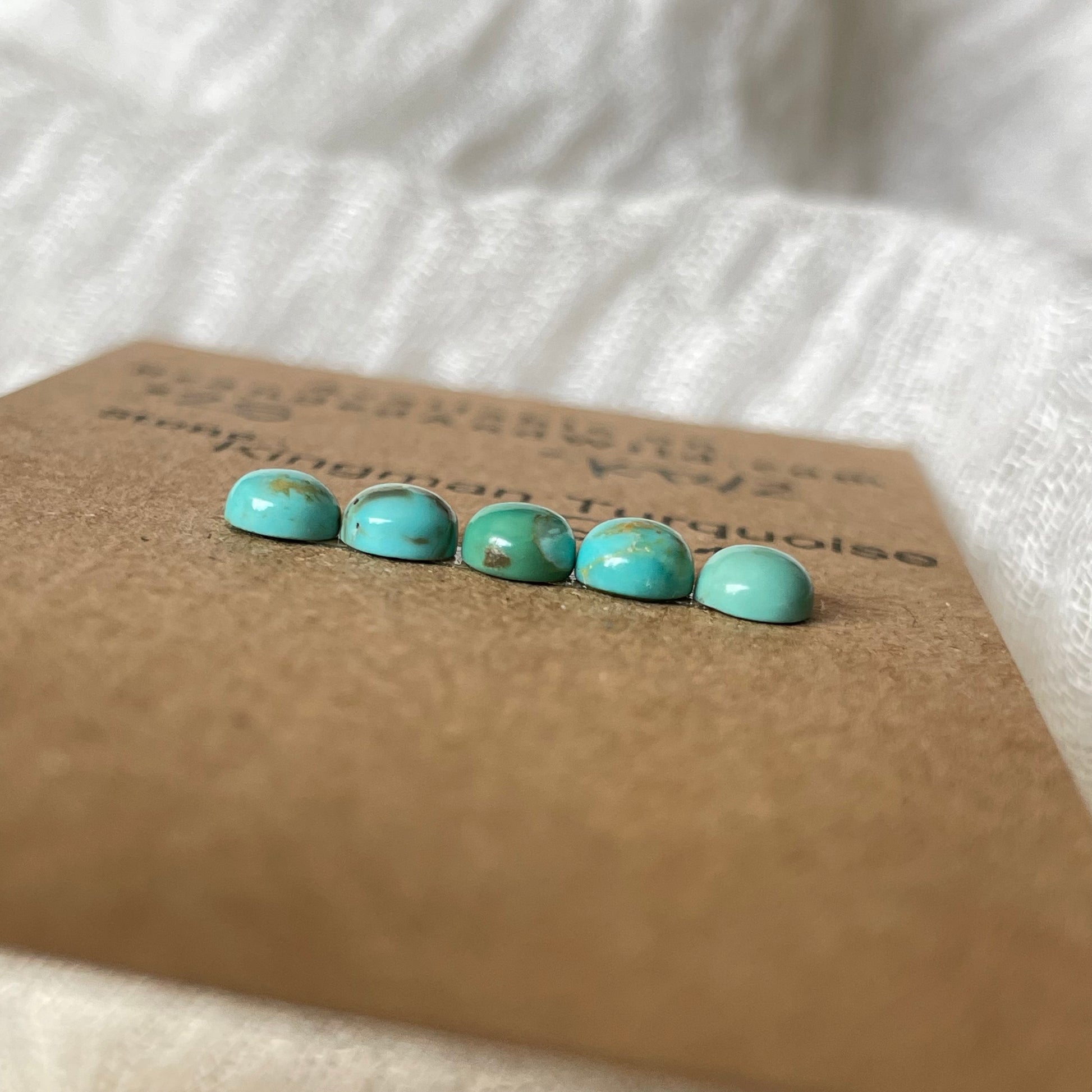 Kingman Turquoise Cabochon - KT42 B42CCD18-6388-4FB9-B72F-D3E28C2DB575 Brandedandwild.com