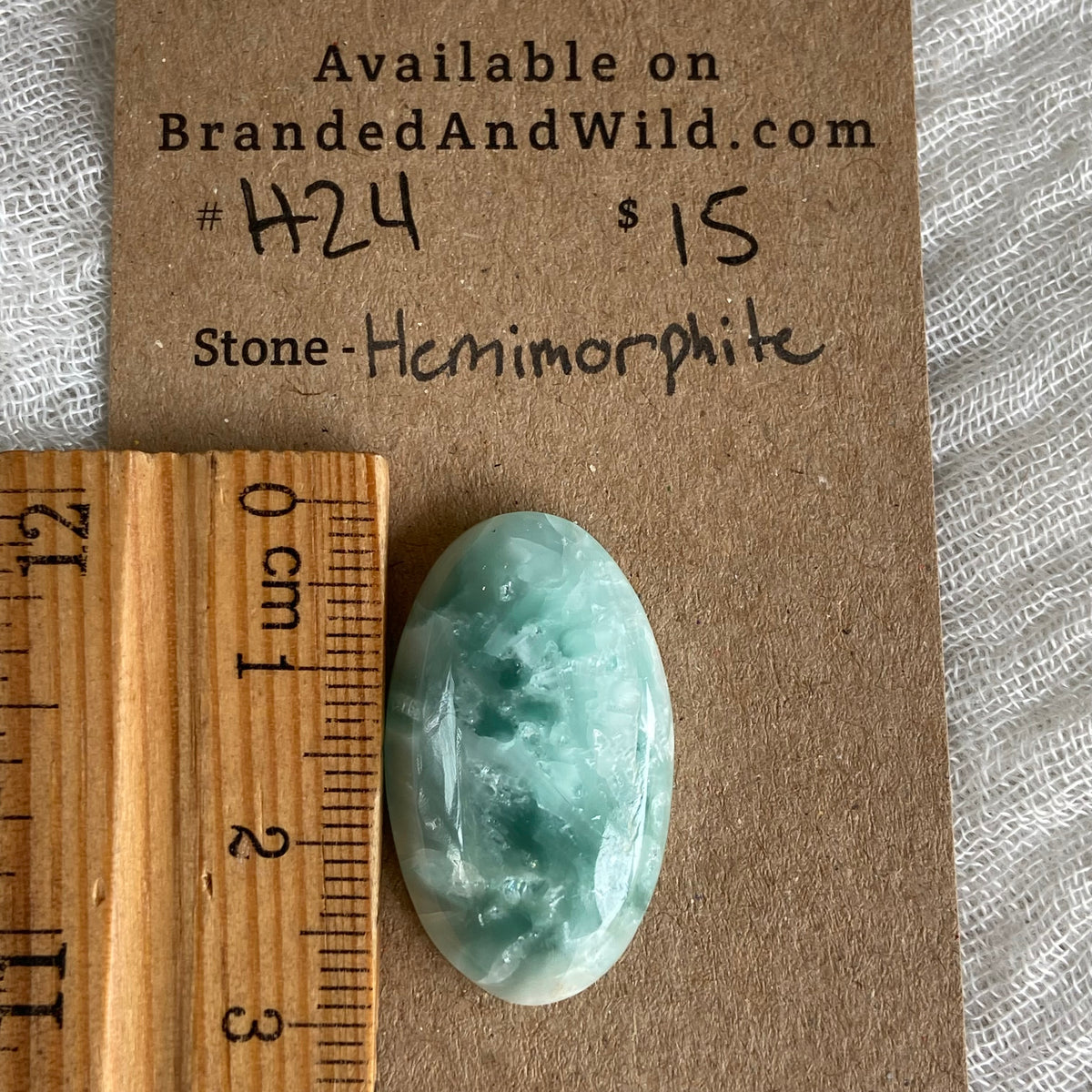 Hemimorite Cabochon - H24