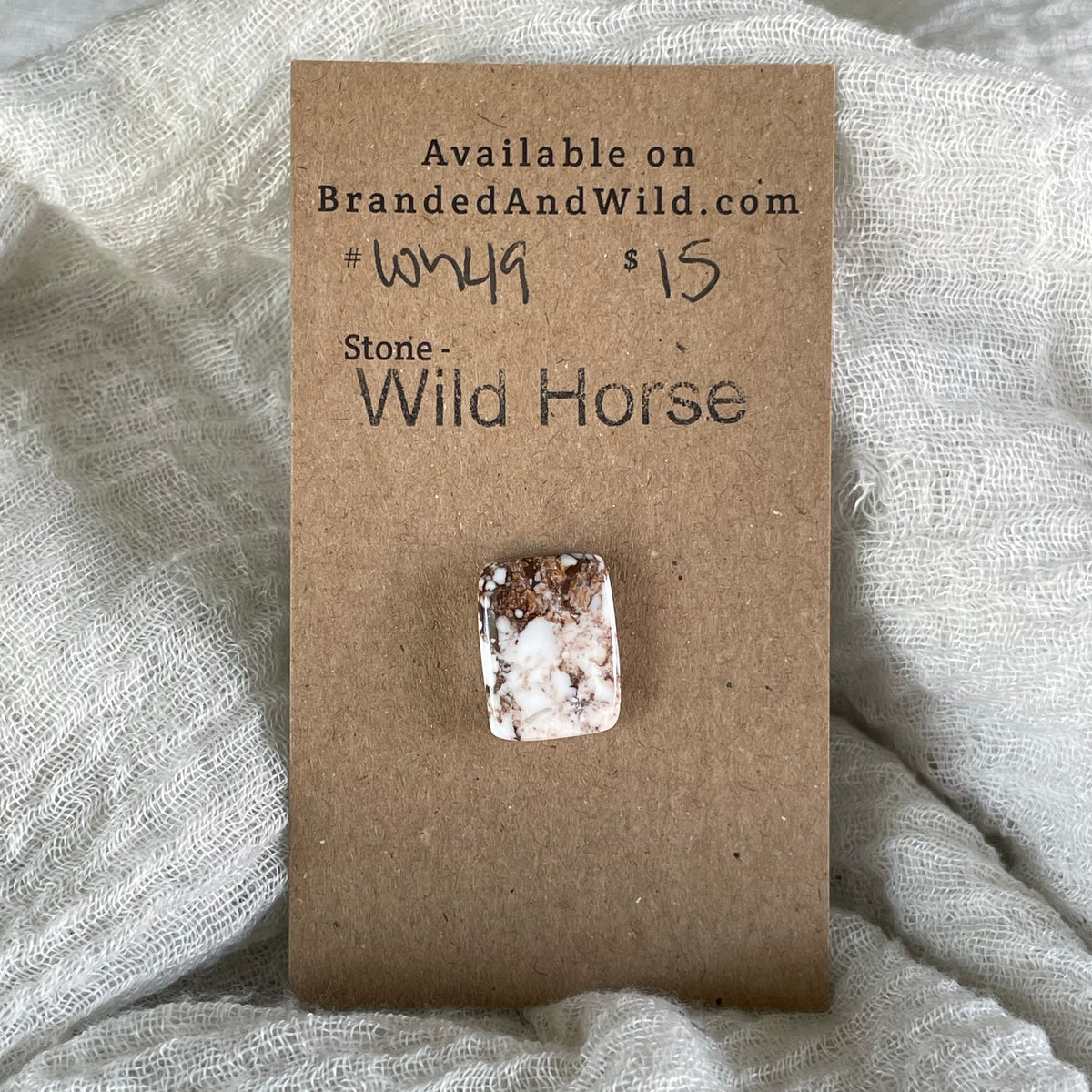 Wild Horse Cabochon - WH49 B46878C6-EFC5-4E60-89BC-78D5F617C1D2 Brandedandwild.com