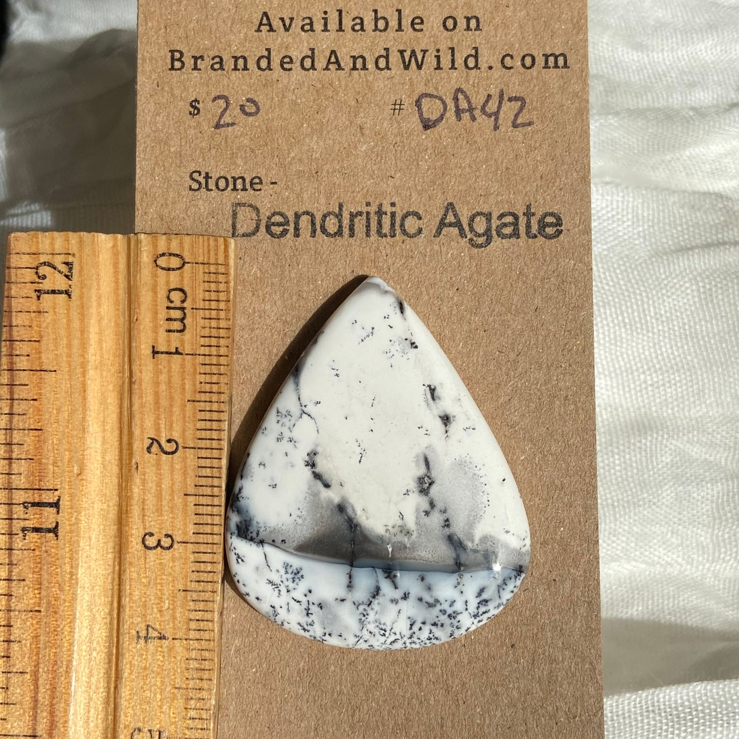 Dendritic Agate Cabochon - DA42 B468EC0B-0CEB-4383-AB30-3072F3B6B57D Brandedandwild.com