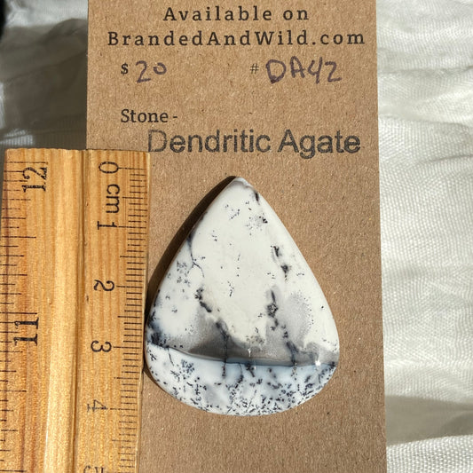 Dendritic Agate Cabochon - DA42 B468EC0B-0CEB-4383-AB30-3072F3B6B57D Brandedandwild.com