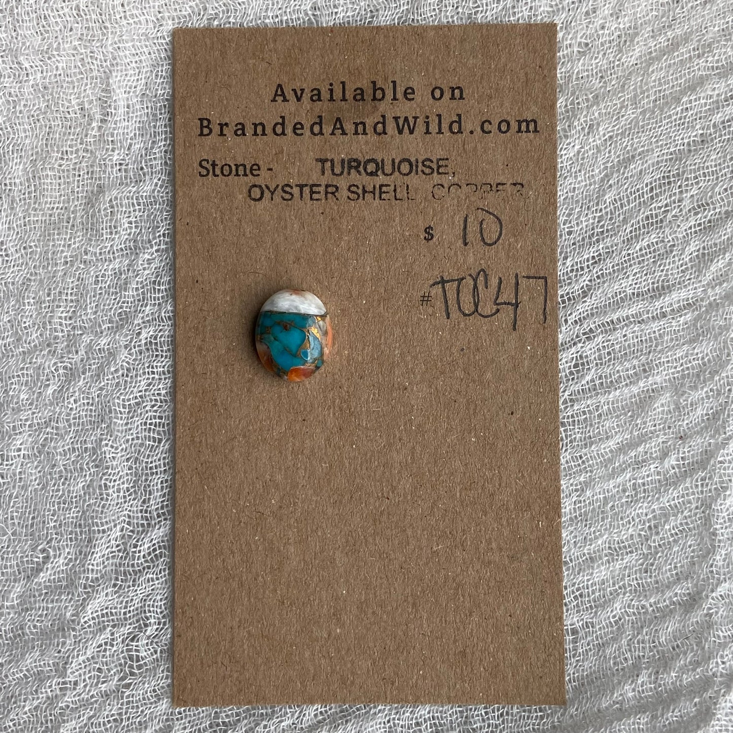 Turquoise, Oyster Shell, Copper - TOC47
