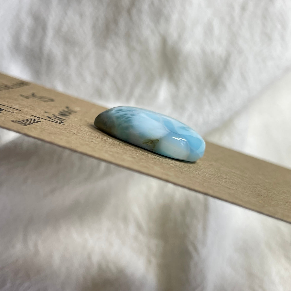 Larimar Cabochon - L47 B4805C90-75C6-47EB-B938-1E7ACFA3649F Brandedandwild.com