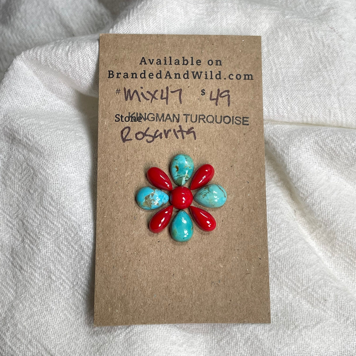 Rosarita / Kingman Cabochon - MIX47 B48421C6-5D1F-4507-AD6E-ABD6DA3D0302 Brandedandwild.com