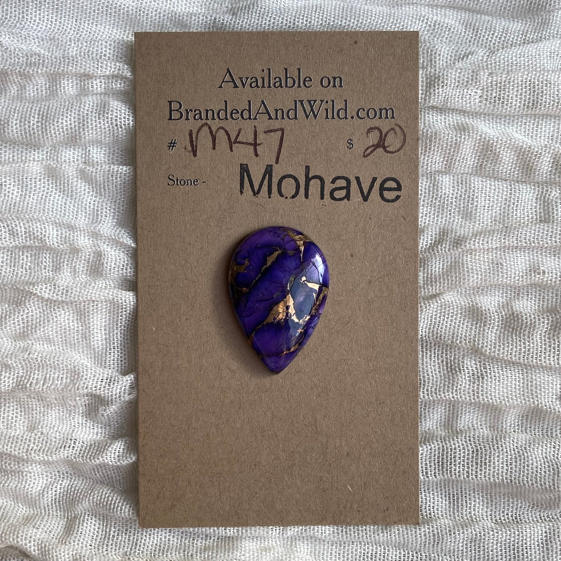 Mohave Cabochon - M47 Cabochon B4A03D5D-CA9C-4DD2-89AC-F6C7FED9BECE Brandedandwild.com