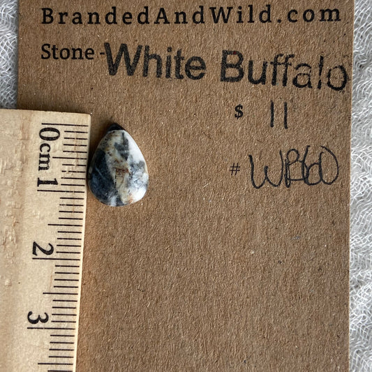 White Buffalo Cabochon - WB60