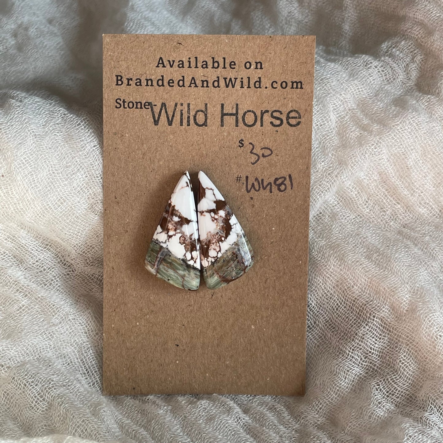 Wild Horse Cabochon - WH81 B4A2E825-D84A-4976-9925-698914A5CD05 Brandedandwild.com