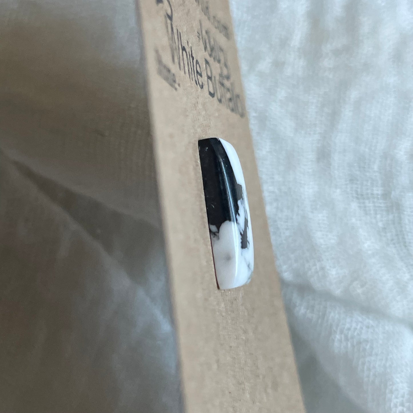 White Buffalo Cabochon - WB43