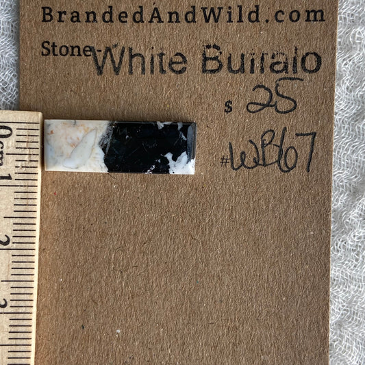 White Buffalo Cabochon - WB67