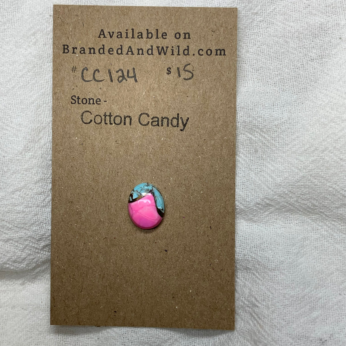 Cotton Candy Cabochon - CC124 B508BD2A-51C9-4804-845B-984C021EC47D Brandedandwild.com