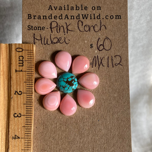 Pink Conch / Hubei Cabochon - MIX112
