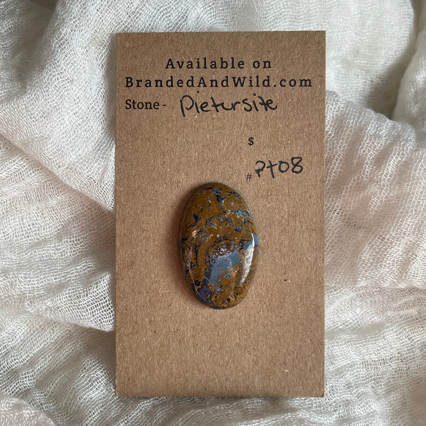 Pietersite Cabochon - PT08 B514F3DF-BED6-4DA3-9543-022ED27CAE10 Brandedandwild.com