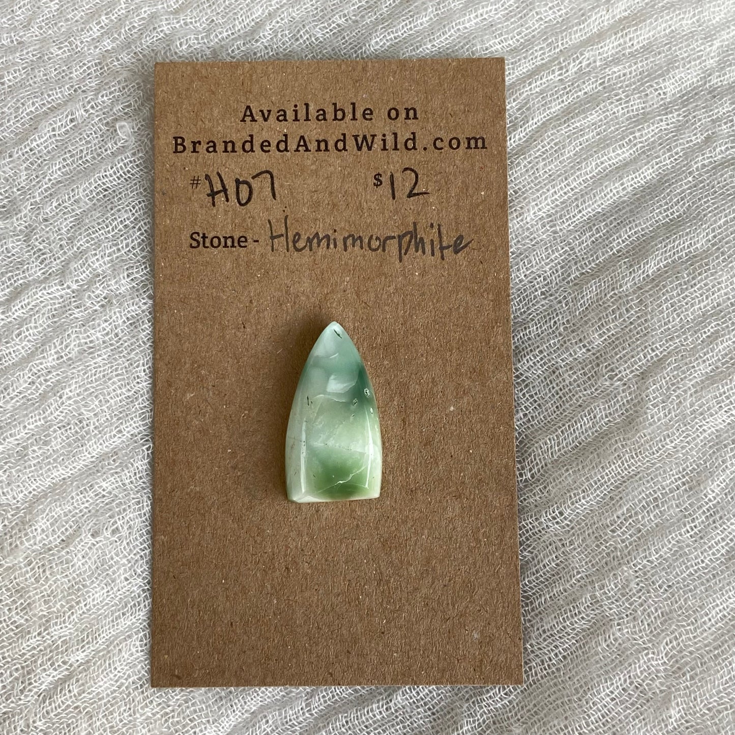 Hemimorite Cabochon - H07