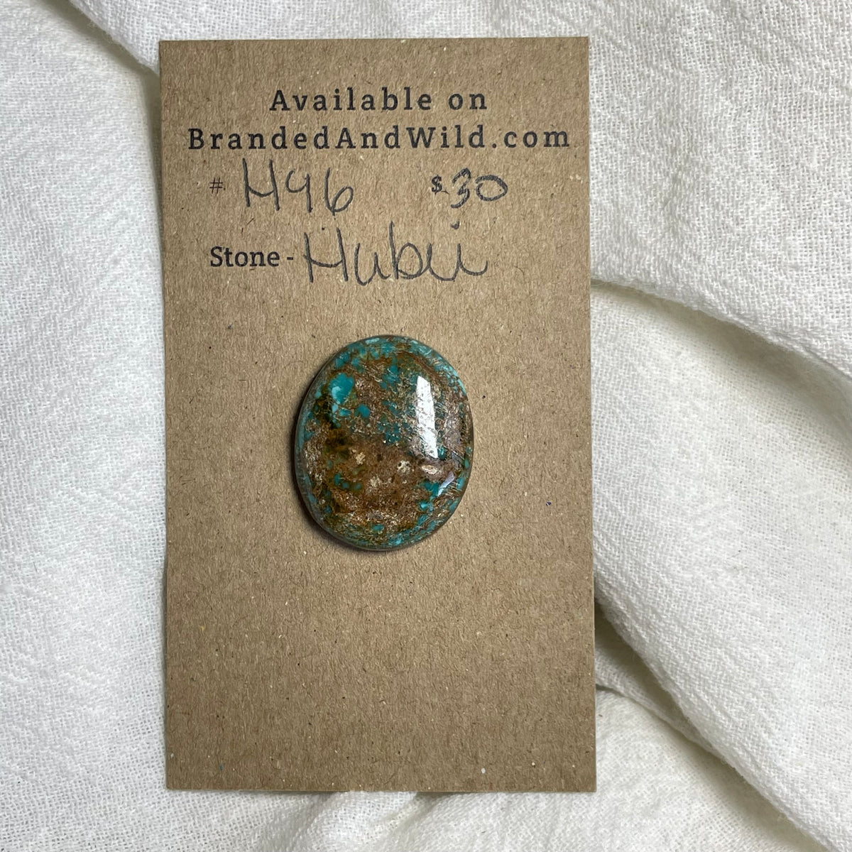 Hubei Turquoise Cabochon - H96 B53272D4-248A-471F-A90C-B068B98618A6 Brandedandwild.com