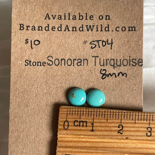 Sonoran Turquoise Cabochon - ST04 B560C335-9B55-48DC-9B67-4ACE392E0EE3 Brandedandwild.com
