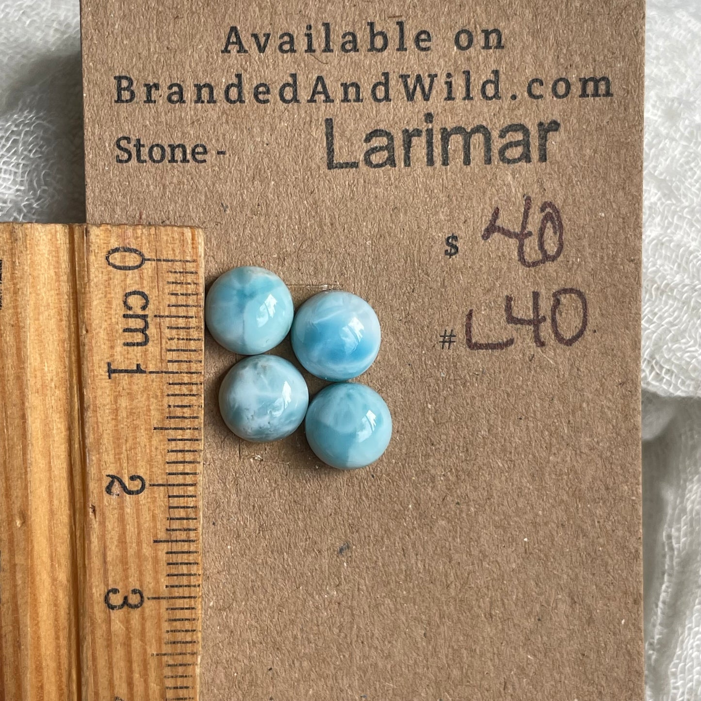 Larimar Cabochon - L40