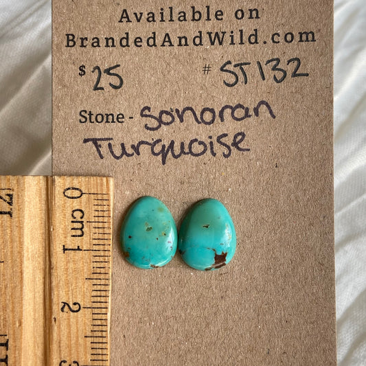 Sonoran Turquoise Cabochon - ST132 B5A05CC4-3D95-4C34-968F-A6818AEFADA5 Brandedandwild.com