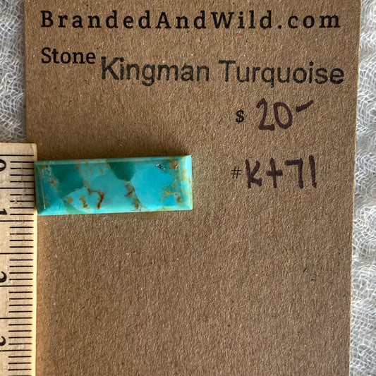 Kingman Turquoise Cabochon - KT71