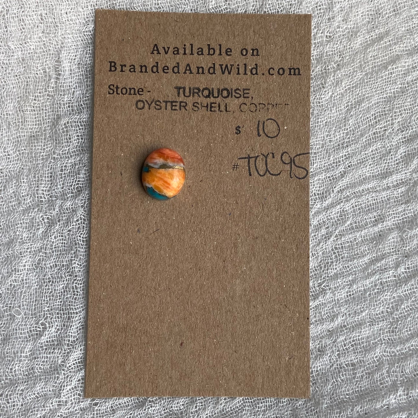 Turquoise, Oyster Shell, Copper - TOC95
