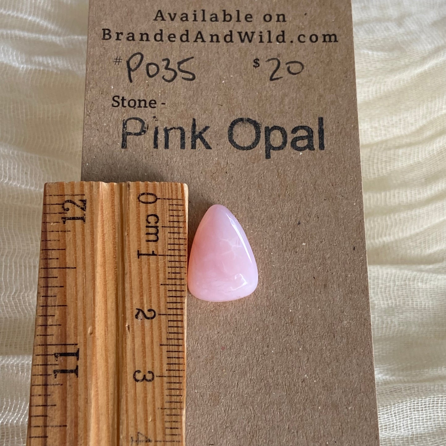 Pink Opal Cabochon - P035
