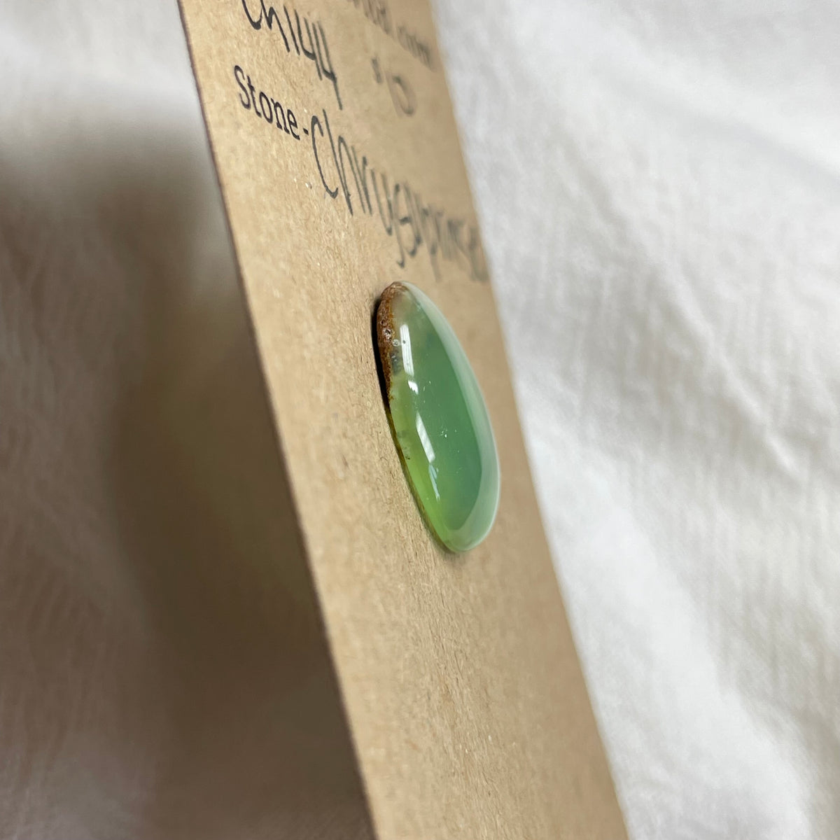Chrysoprase Cabochon - CH144 B5E823C5-3651-4E4B-A2C4-6B5B2566583A Brandedandwild.com