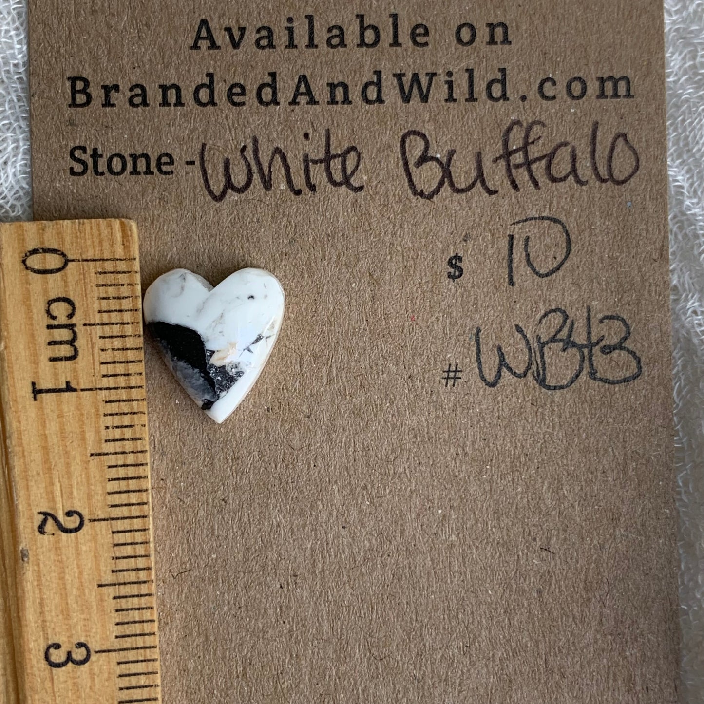 White Buffalo Cabochon - WB7