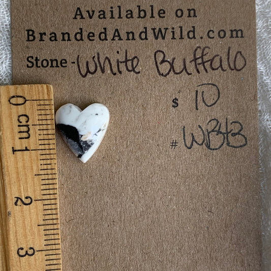 White Buffalo Cabochon - WB7