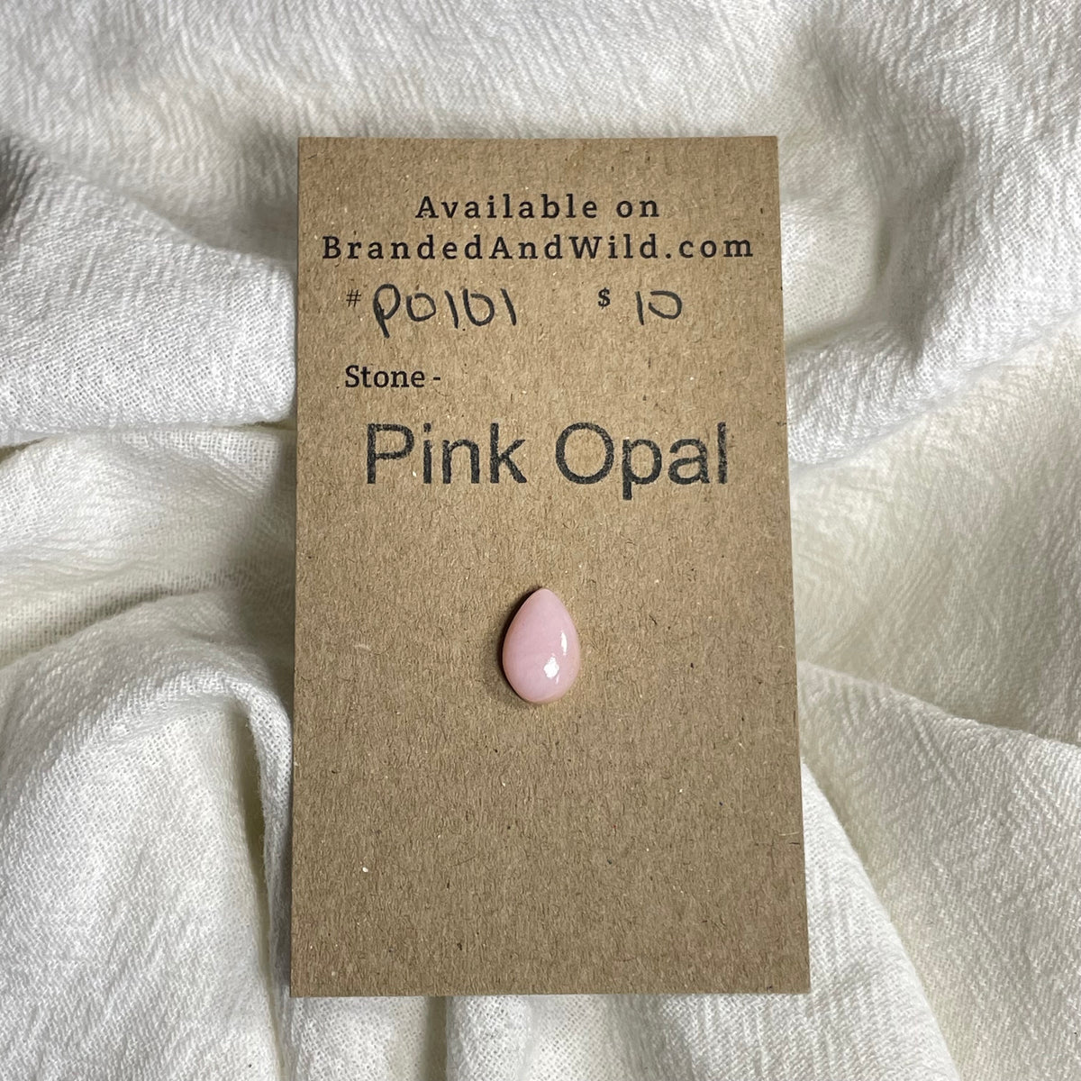 Pink Opal Cabochon - PO101 B61141D1-501B-42D6-B2F2-120D1CFCA6A5 Brandedandwild.com