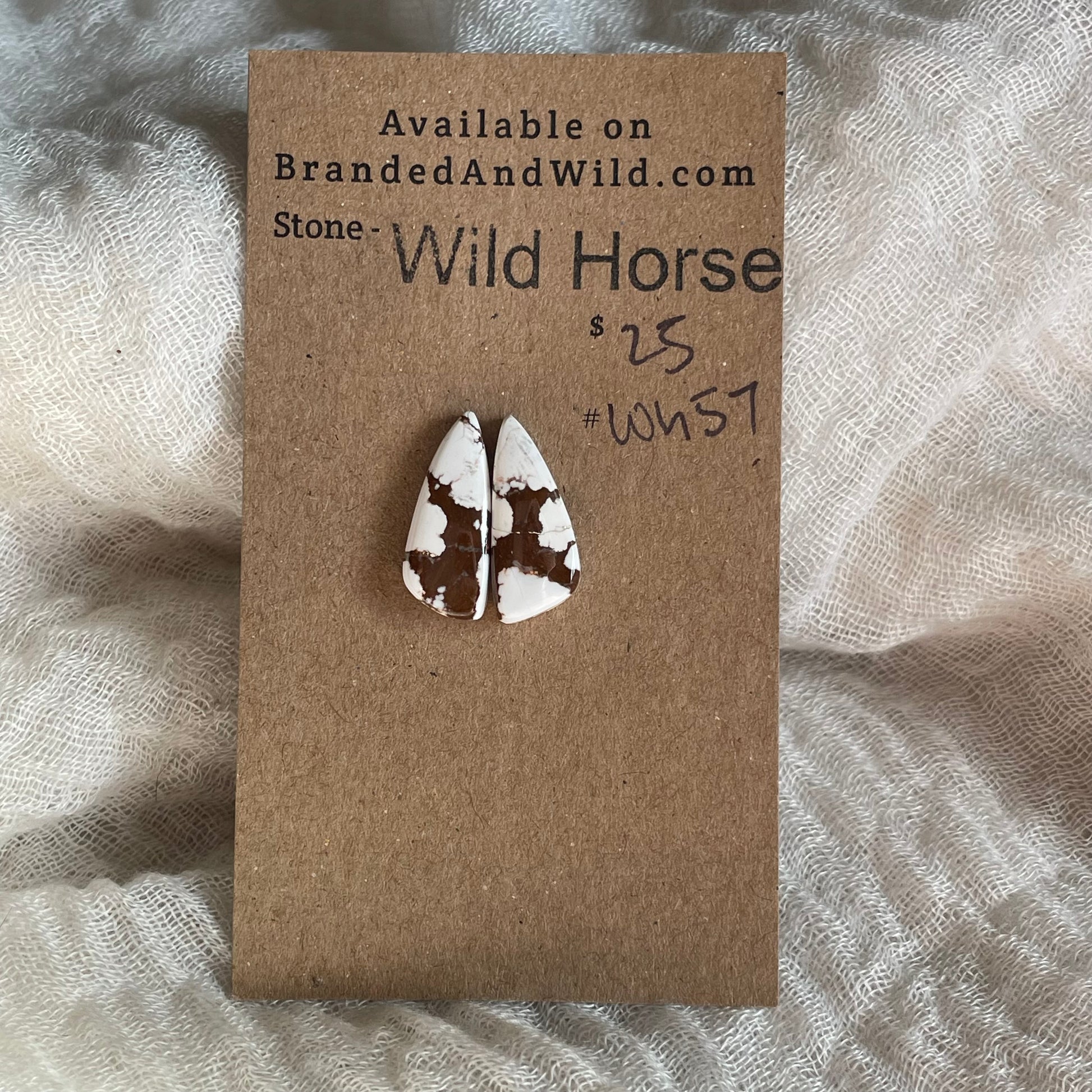 Wild Horse Cabochon - WH57 B6193361-6DE8-4307-921C-EBBBC8E2082C Brandedandwild.com