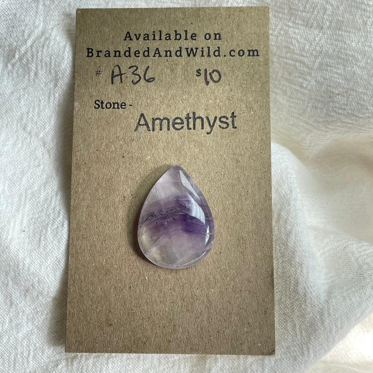 Amethyst Cabochon - A35 B63FAAFA-22E5-467A-8D36-D3C4102AE4B7 Brandedandwild.com