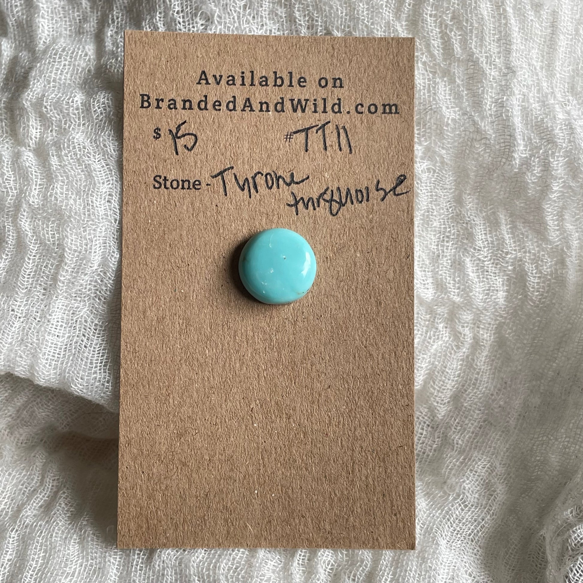 Tyrone Turquoise Cabochon - TT11 B641179B-EAFE-4C8C-82FA-C223B389FC5E Brandedandwild.com