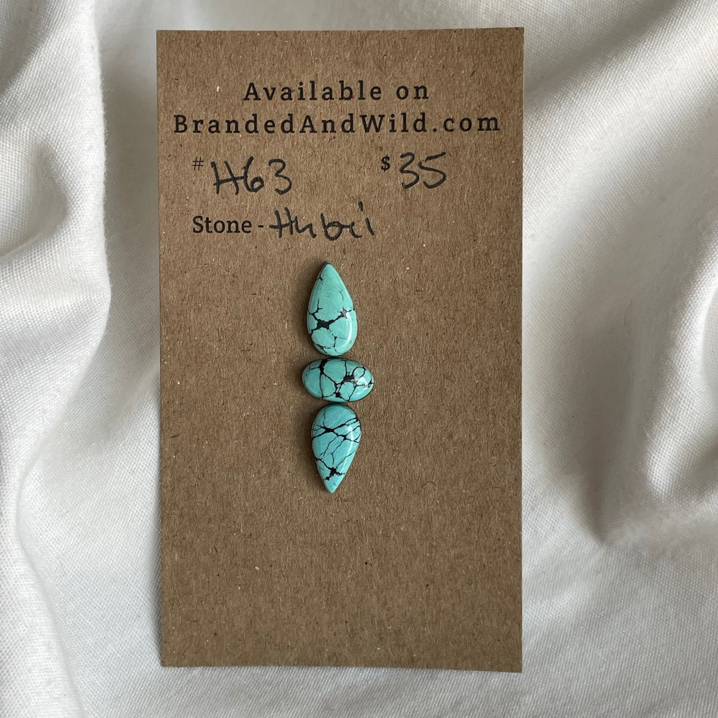 Hubei Turquoise Cabochon - H63 B651B2B7-33CF-4FFB-B96F-DB9419CAB633 Brandedandwild.com