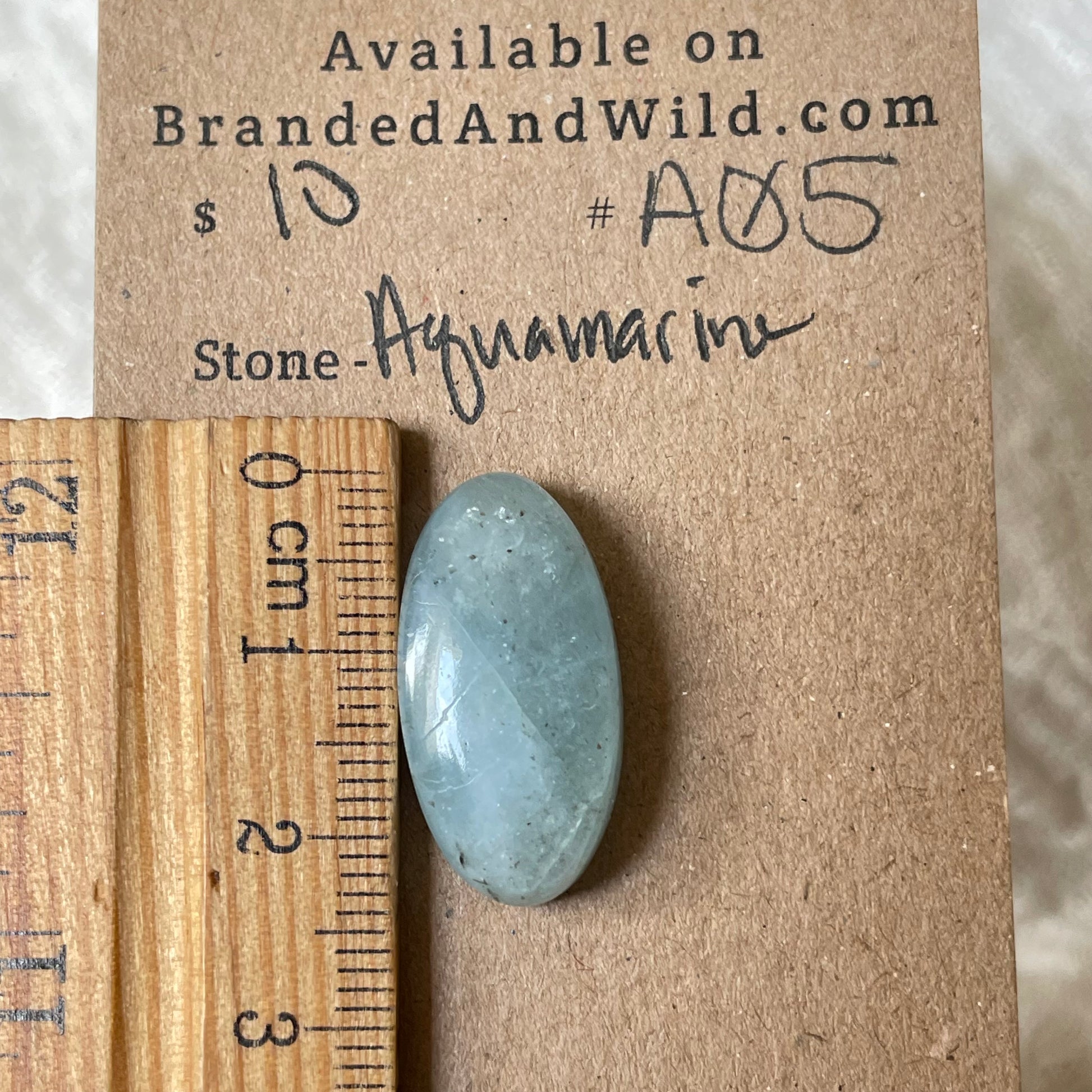 Aquamarine Cabochon AQ5 B65CA791-55A7-47F9-9936-5F5416262EF8 Brandedandwild.com