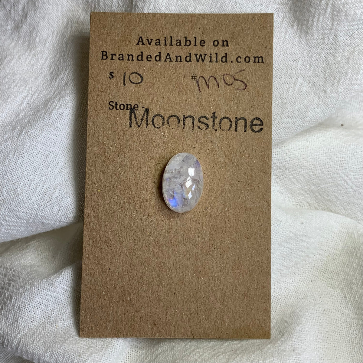 Moonstone Cabochon - M05 B679C0AD-EA9C-4883-92F3-7E1DB4F32693 Brandedandwild.com
