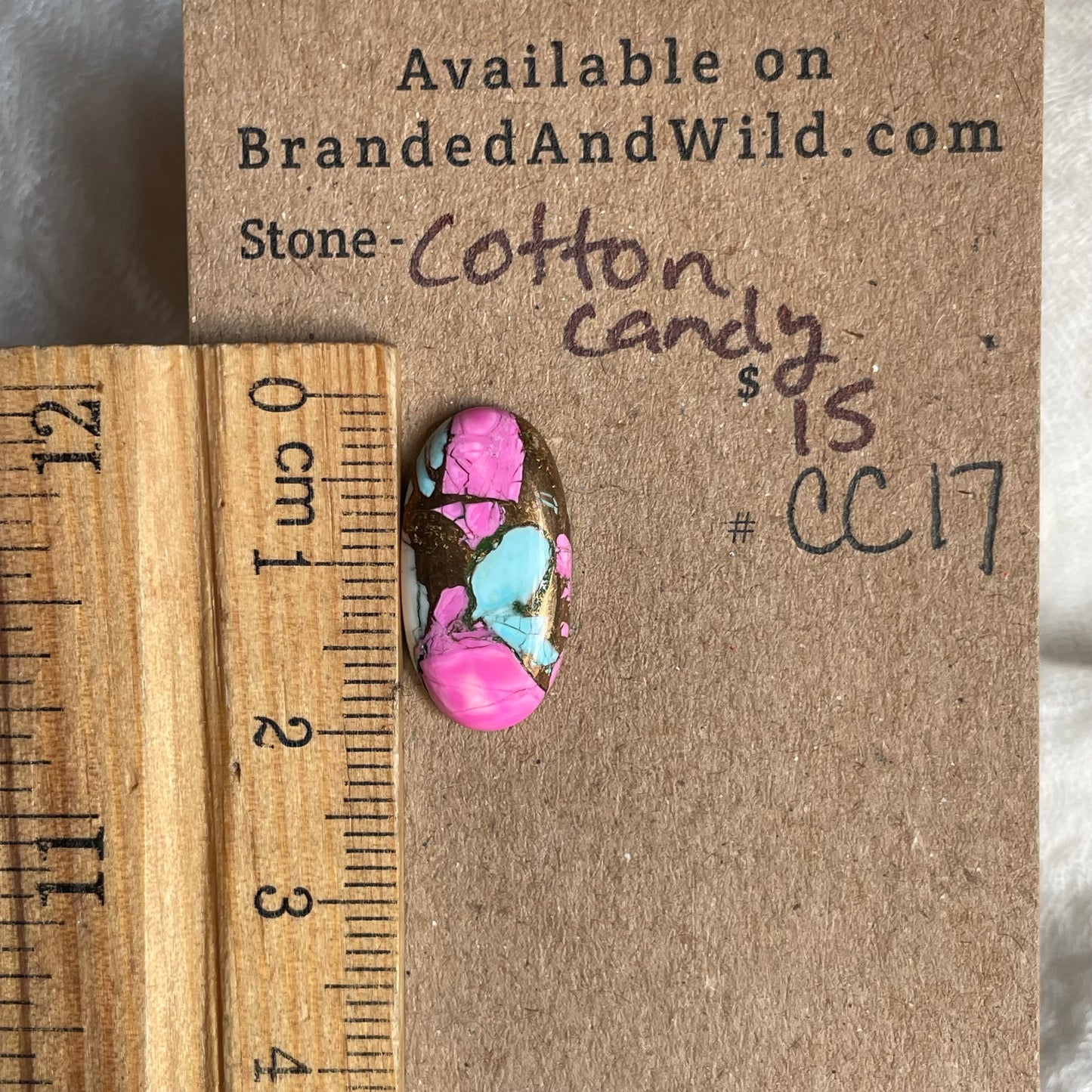 Cotton Candy Cabochon - CC17 B683CBEC-39FE-4011-AEDF-1E7781B27CE3 Brandedandwild.com