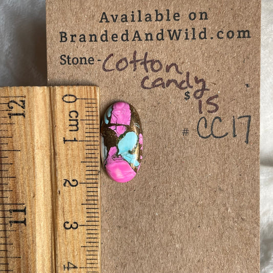 Cotton Candy Cabochon - CC17 B683CBEC-39FE-4011-AEDF-1E7781B27CE3 Brandedandwild.com