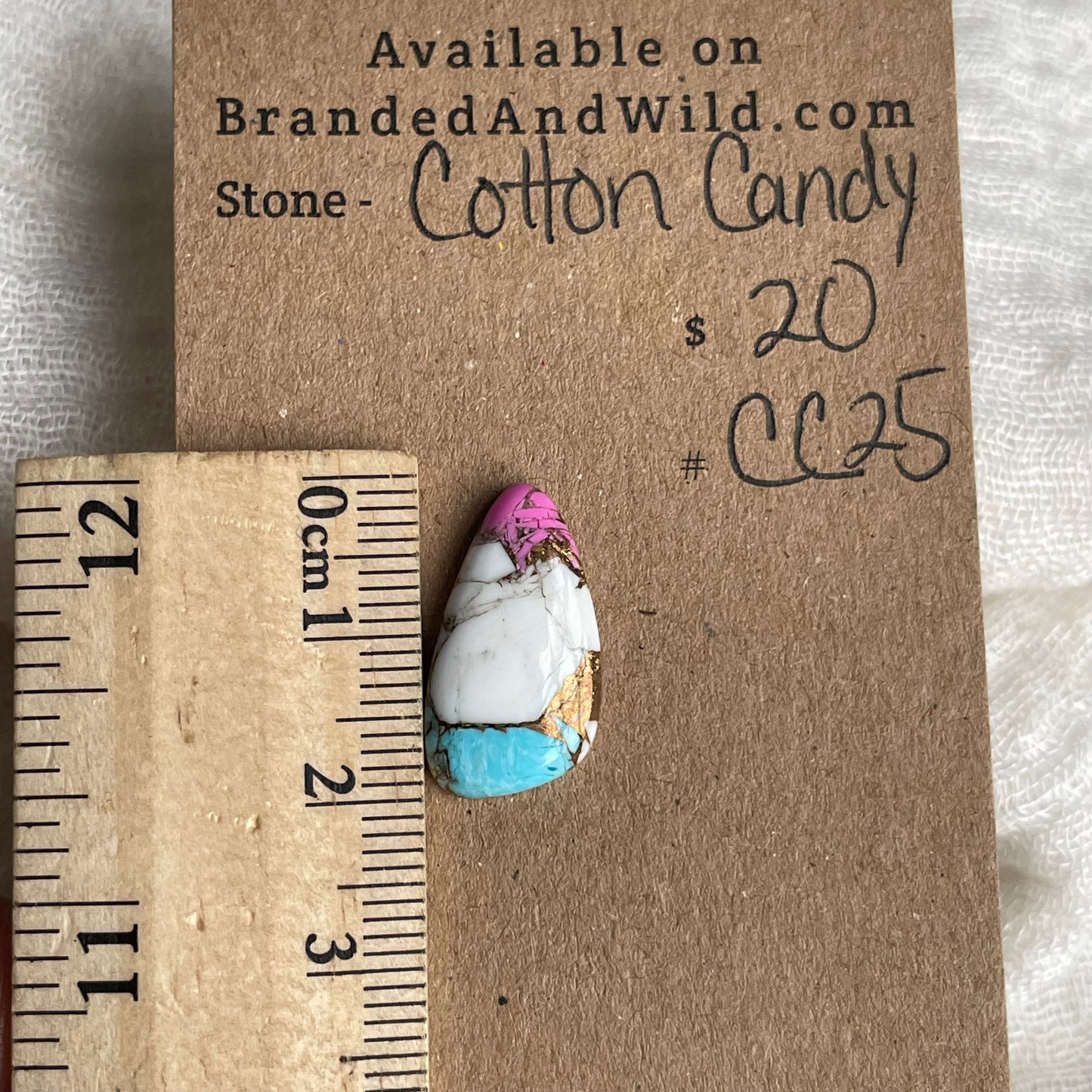 Cotton Candy Cabochon - CC25 B68DC23D-BE88-4C1F-B45C-118362B95B35 Brandedandwild.com