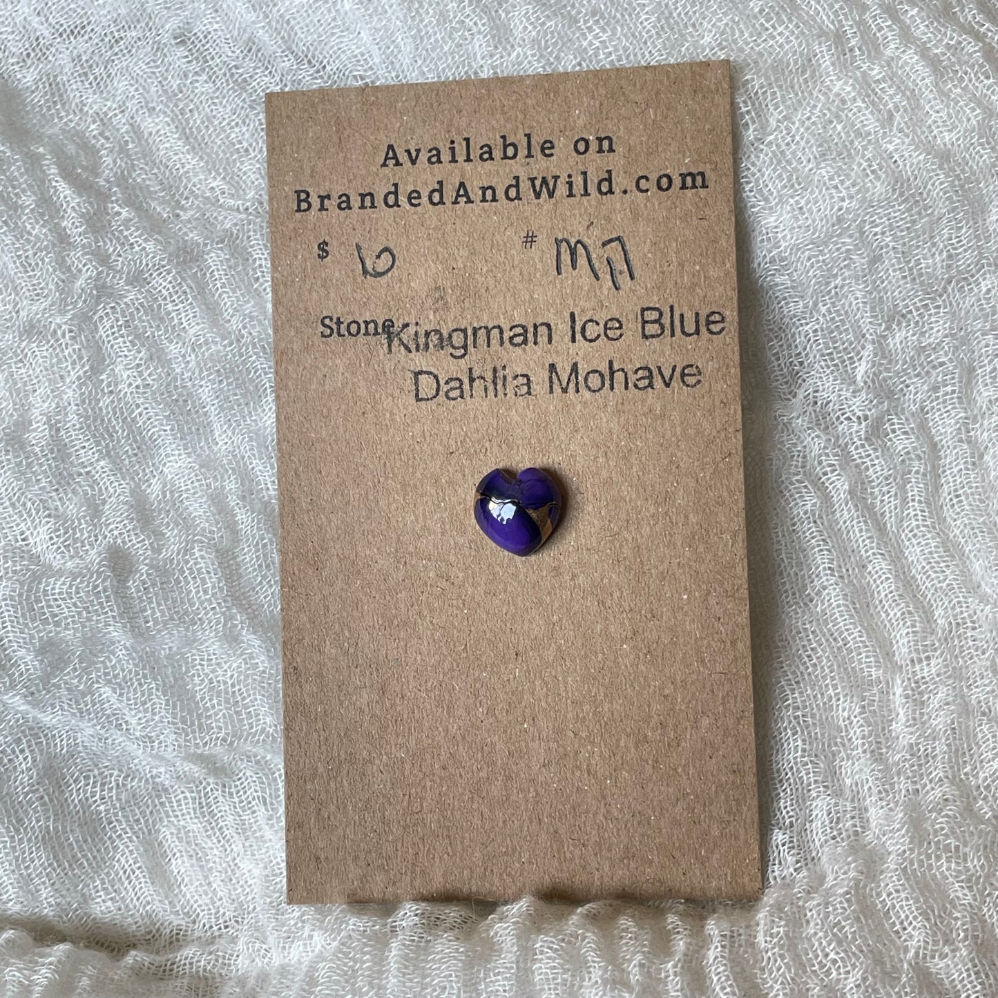 Ice Blue Dahlia Cabochon - KID17 B6A6E048-6249-4324-A8ED-FEF33A5CE7CF Brandedandwild.com